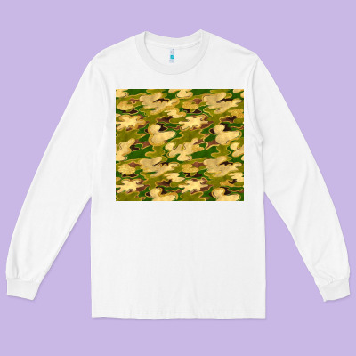 Camouflage With Glitter Long Sleeve Tee Designed By Tumblerdesignbyshophia