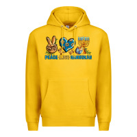 Lemon Peace Love Hannukah Premium Hoodie - BundleAndBundleShop