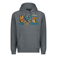 Rock Peace Love Hannukah Premium Hoodie - BundleAndBundleShop