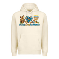 Tofu Peace Love Hannukah Premium Hoodie - BundleAndBundleShop