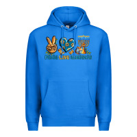 True Royal Peace Love Hannukah Premium Hoodie - BundleAndBundleShop