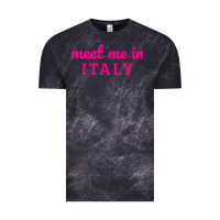 Cloud Black meet me in italy Vintage Tee - DesigneFamous