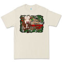 All I Want For Christmas Is A Cow Cowhide Premium Tee | Teevron