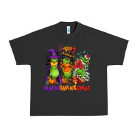 Pigment Black Happy Hallothanksmas Urban Heavy Tee - NancyCooperArtShop