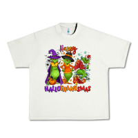 Pistachio Happy Hallothanksmas Urban Heavy Tee - NancyCooperArtShop