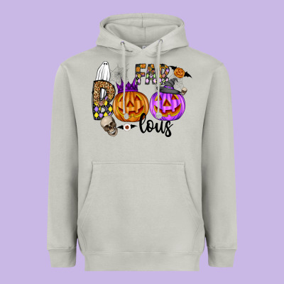 Fab Boo Lous Heavyweight Hoodie Designed By Cowhidedigitalart