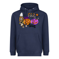 Navy Fab Boo Lous Heavyweight Hoodie - CowhideDigitalArt
