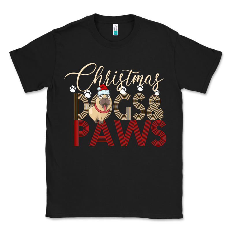 Christmas Dogs Paws Classic Tee by Bettercallsaul | Teevron