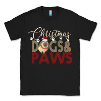 Black Christmas Dogs Paws Classic Tee - Bettercallsaul