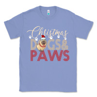 Colony Blue Christmas Dogs Paws Classic Tee - Bettercallsaul