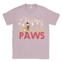 Lilac Christmas Dogs Paws Classic Tee - Bettercallsaul