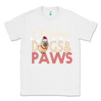 White Christmas Dogs Paws Classic Tee - Bettercallsaul