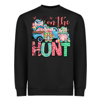 Black Easter gnomes on the hunt Heavyweight Sweatshirt - OliviaCreatesArt