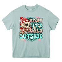 Arona baby its cold outside skeleton Heavy Core Tee - MaliasSmallBusiness