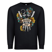 Black barber shop Premium Sweatshirt - SublimationCraftShop