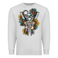 Dove Grey barber shop Premium Sweatshirt - SublimationCraftShop