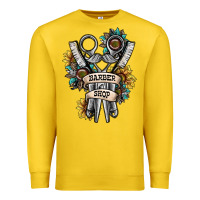 Lemon barber shop Premium Sweatshirt - SublimationCraftShop