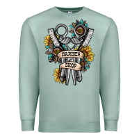 Seafoam barber shop Premium Sweatshirt - SublimationCraftShop