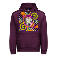 Mauve Wine halloween  calf scottish Urban Hoodie - BarkalooDesign