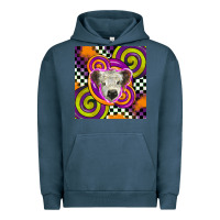 Pigment Midnight Navy halloween  calf scottish Urban Hoodie - BarkalooDesign