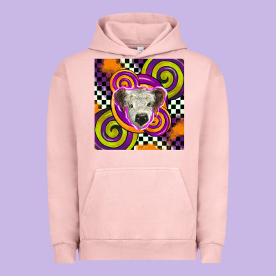 Halloween  Calf Scottish Urban Hoodie Designed By Barkaloodesign