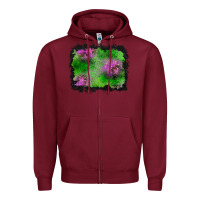 Burgundy halloween spooky stars background Zipper Hoodie - BundleAndBundleShop