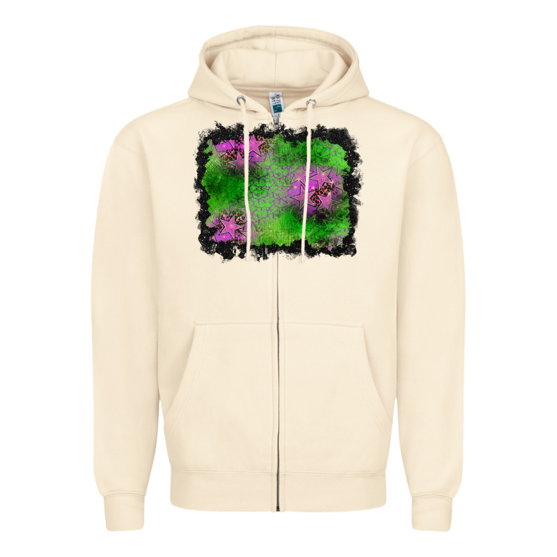 Halloween Spooky Stars Background Zipper Hoodie by BundleAndBundleShop | Teevron
