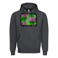 Smoke halloween spooky stars background Zipper Hoodie - BundleAndBundleShop