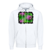 White halloween spooky stars background Zipper Hoodie - BundleAndBundleShop
