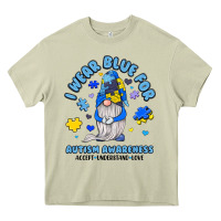 Mossy i wear blue for autism awareness Heavy Core Tee - JahusDesignShop