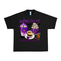 Black Hocus Pocus I Need Coffee to Focus Urban Heavy Tee - texasbilliewilder