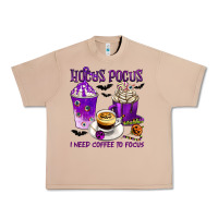 Burro Hocus Pocus I Need Coffee to Focus Urban Heavy Tee - texasbilliewilder