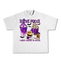 Lunar Rock Hocus Pocus I Need Coffee to Focus Urban Heavy Tee - texasbilliewilder