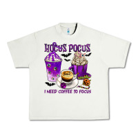 Pistachio Hocus Pocus I Need Coffee to Focus Urban Heavy Tee - texasbilliewilder