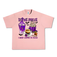 Salmon Hocus Pocus I Need Coffee to Focus Urban Heavy Tee - texasbilliewilder