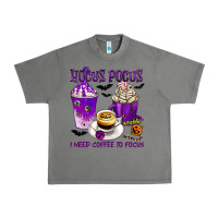 Hocus Pocus I Need Coffee To Focus Urban Heavy Tee | Teevron