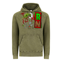 Vintage Olive Christmas Character  Nurse Vintage Hoodie - NancyCooperArtShop