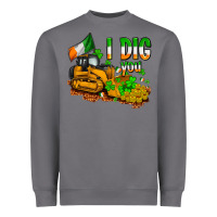 Storm I dig you St. Patrick's Heavyweight Sweatshirt - OliviaCreatesArt