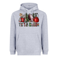Heather Grey tis the season Heavyweight Hoodie - SublimationCraftShop