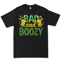 Black Bad And Boozy St. Patricks Premium Tee - BundleAndBundleShop