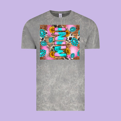 Western Mini Vintage Tee Designed By Ranaportraitstore