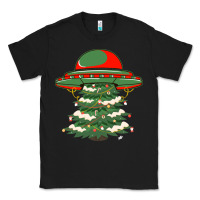 Black Ufo Christmas Pine Tree Classic Tee - Bettercallsaul