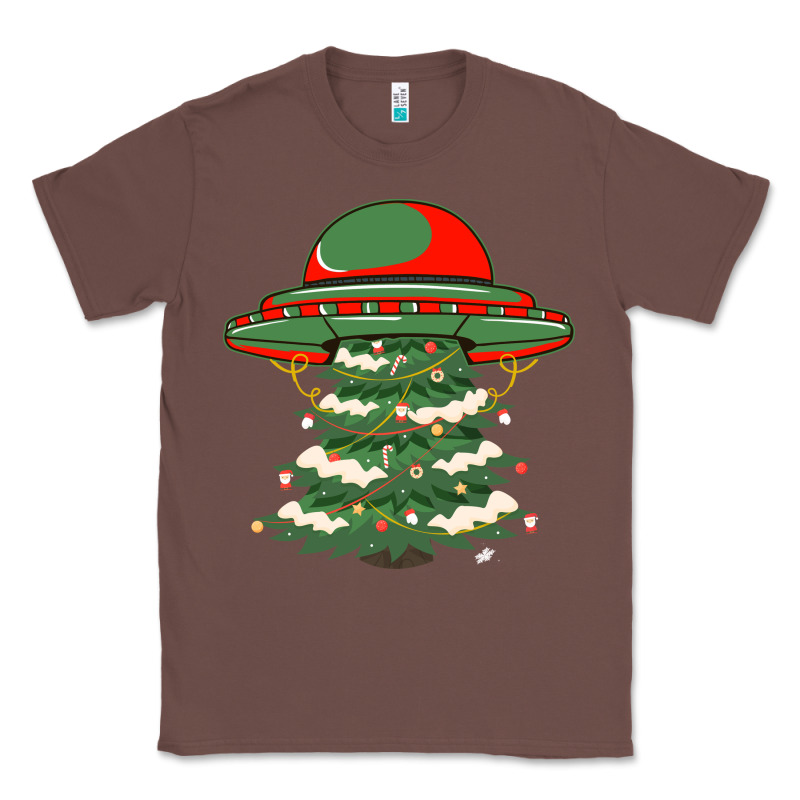 Ufo Christmas Pine Tree Classic Tee by Bettercallsaul | Teevron