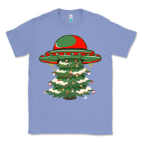 Colony Blue Ufo Christmas Pine Tree Classic Tee - Bettercallsaul