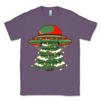 Lavender Ufo Christmas Pine Tree Classic Tee - Bettercallsaul