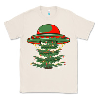 Natural Ufo Christmas Pine Tree Classic Tee - Bettercallsaul