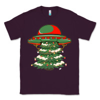 Plum Ufo Christmas Pine Tree Classic Tee - Bettercallsaul