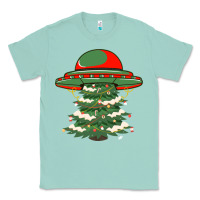 Seafoam Ufo Christmas Pine Tree Classic Tee - Bettercallsaul