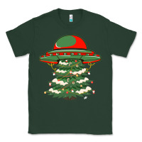 Sports Green Ufo Christmas Pine Tree Classic Tee - Bettercallsaul
