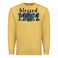Antique Gold blessed mom Premium Sweatshirt - SublimationCraftShop